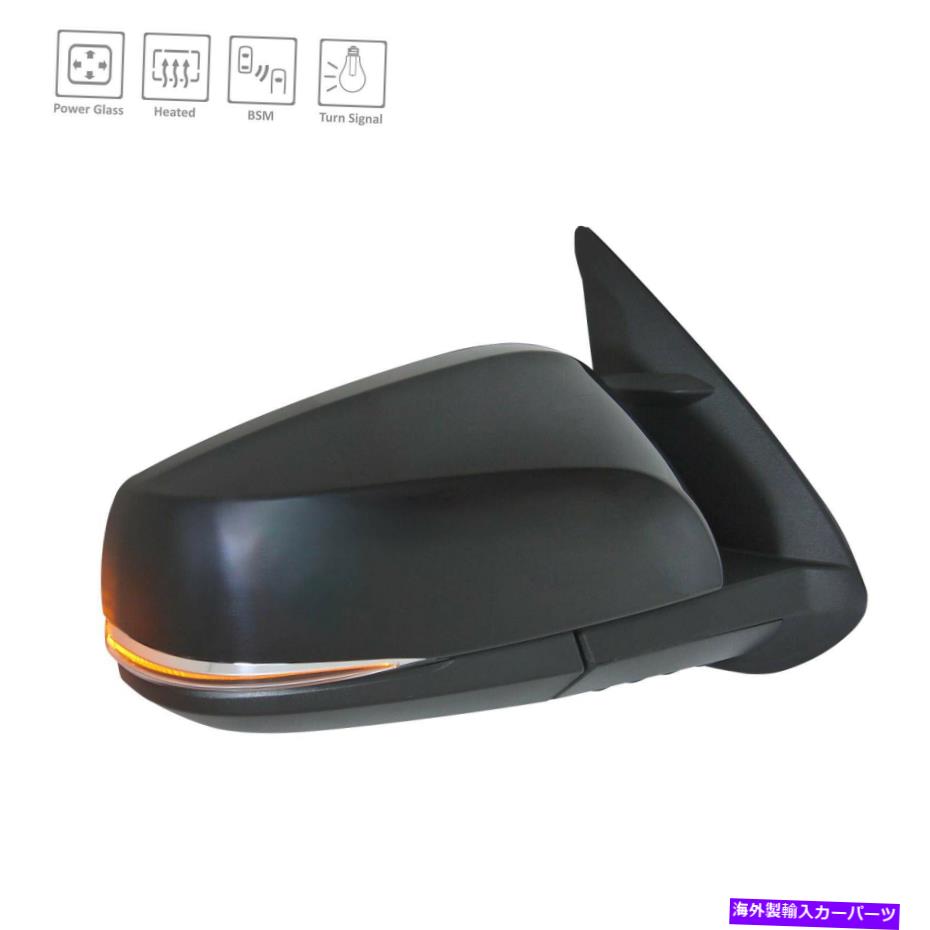USミラー 2016-2020トヨタタコマのBSDと信号付きの新しい助手席側ヒートミラー New Passenger Side Heat Mirror w/BSD & Signal FOR 2016-2020 Toyota Tacoma【並行輸入品】