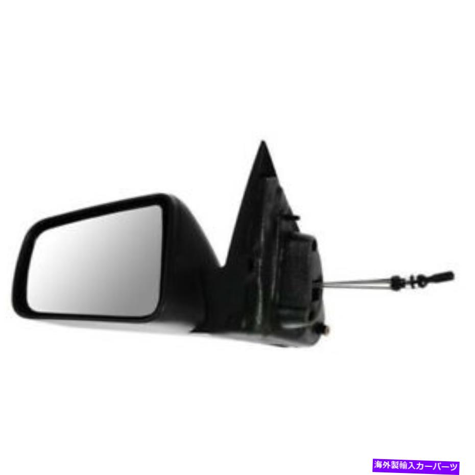 USミラー 08-11フォーカスSセダン後部ビューミラーマニュアルリモートケーブルブラックドライバー側 For 08-11 Focus S Sedan Rear View Mirror Manual-Remote Cable Black Driver Side【並行輸入品】