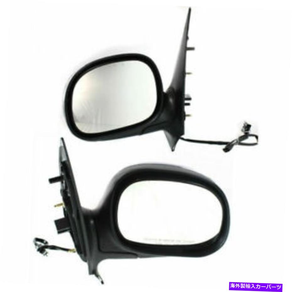 USミラー 2フィットの新しいセットFord Expedition 97-02 LH＆RH SIDE PWR MIRROR MAN FOLDINGHTD New Set Of 2 Fits FORD EXPEDITION 97-02 LH & RH Side Pwr Mirror Man Folding Htd【並行輸入品】
