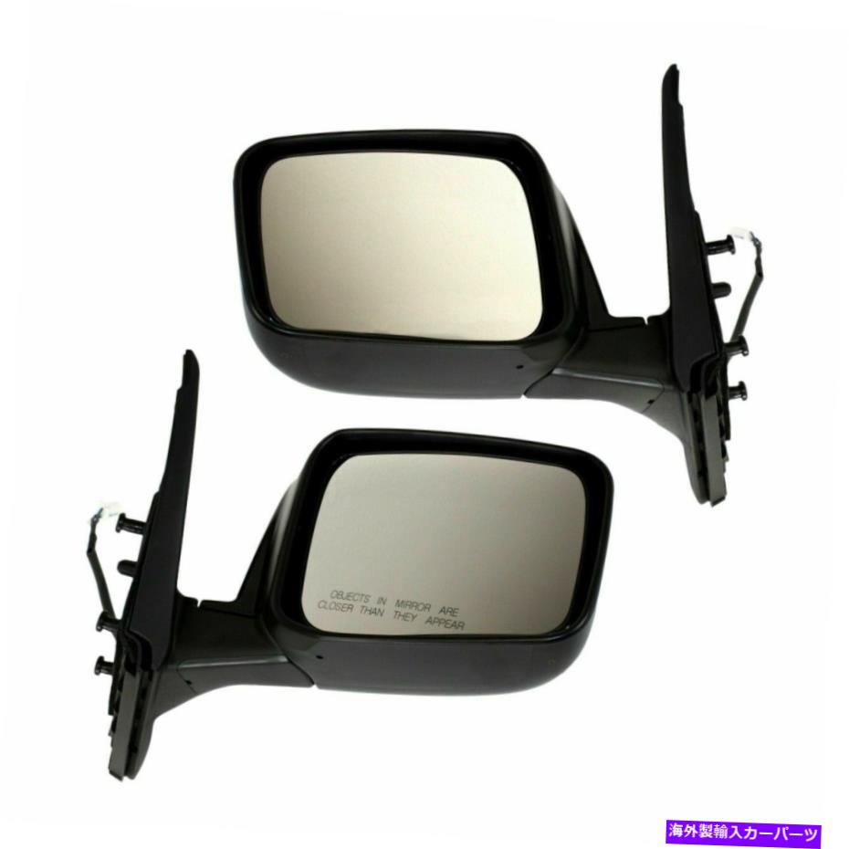 USミラー 左＆右側のパワーミラーマニュアル折りたたみ折りたたみ2008-2015日産ローグ Left & Right Side Power Mirror Manual Folding Heated For 2008-2015 Nissan Rogue【並行輸入品】