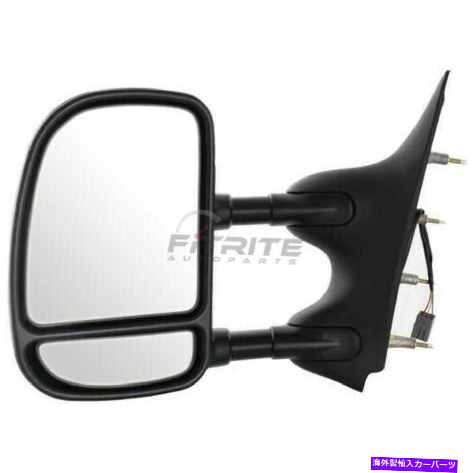 USミラー 2002-2008 Ford E-350 Super Duty FO1320237の新しい左LHパワーけん引ミラー New Left LH Power Towing Mirror For 2002-2008 Ford E-350 Super Duty FO1320237【並行輸入品】