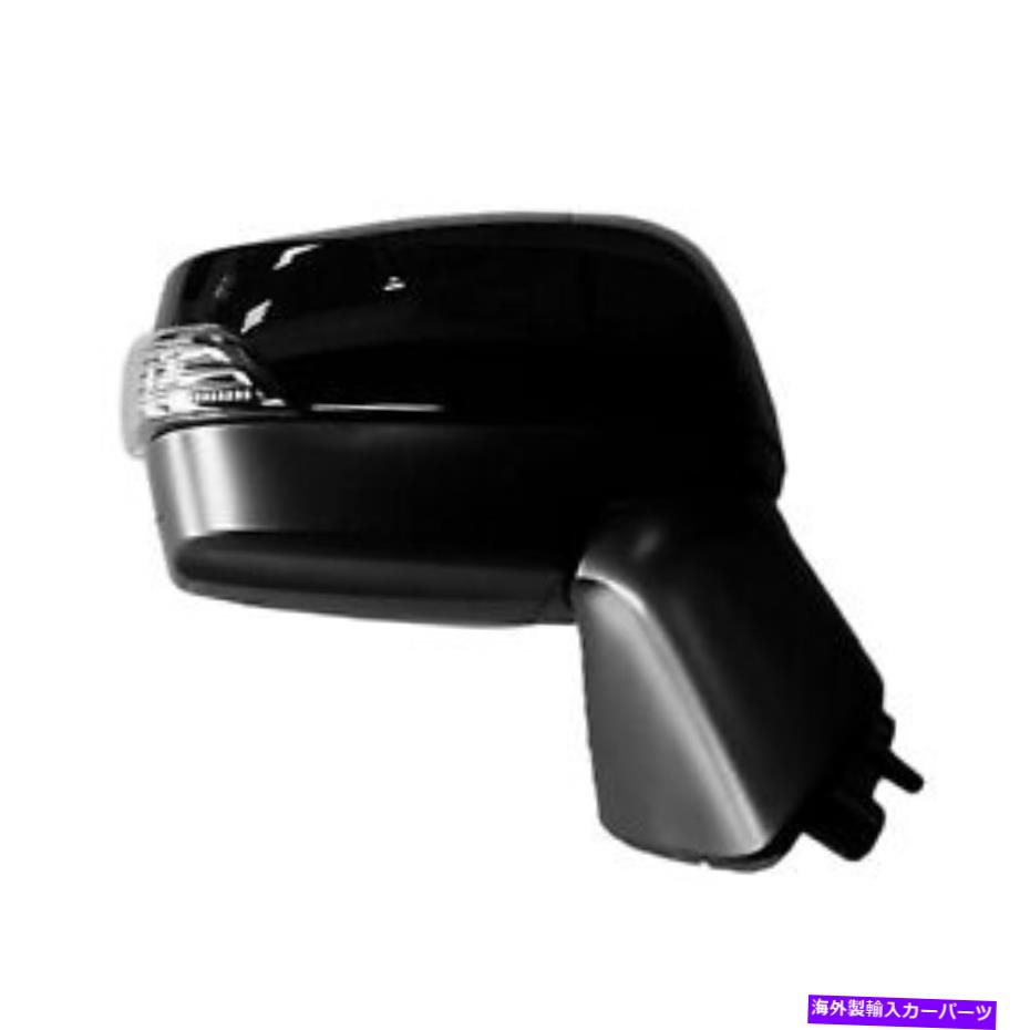 USミラー 死角検出付きの黒い助手席のドアミラー128-65253er Black Passenger Side Door Mirror With Blind Spot Detection 128-65253ER【並行輸入品】