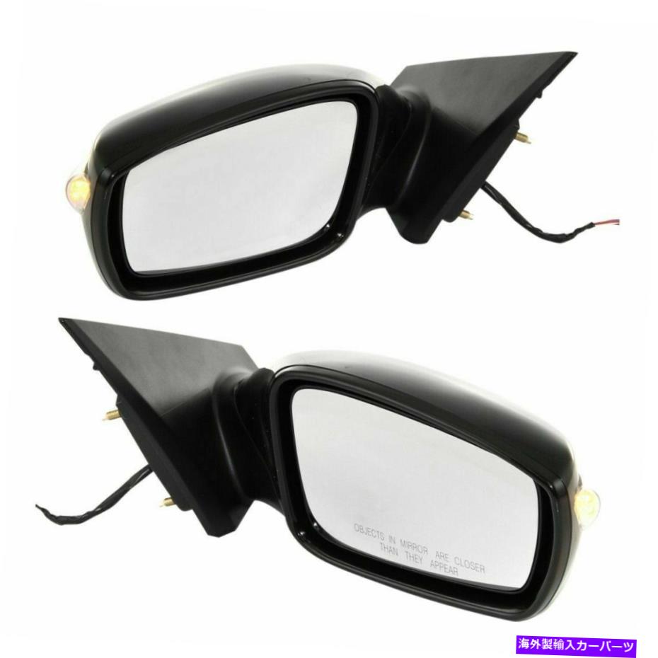 USミラー 左＆右のパワーミラーマニュアル折りたたみ2011 2012 2013 2014ヒュンダイソナタ Left & Right Power Mirror Manual Folding For 2011 2012 2013 2014 Hyundai Sonata【並行輸入品】