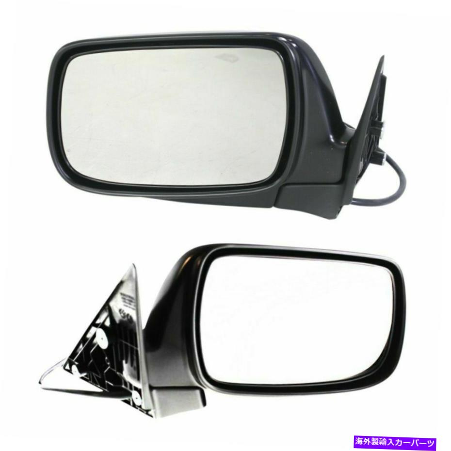 USミラー 2003-2006のパワーミラーセットスバルバハテクスチャブラックマニュアル折りたたみ Power Mirror Set For 2003-2006 Subaru Baja Textured Black Manual Folding【並行輸入品】