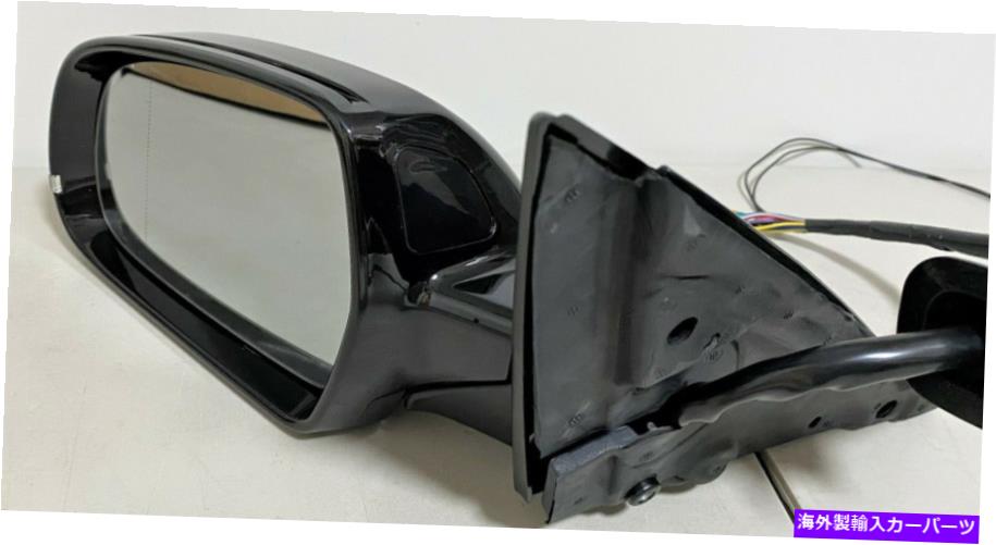 USミラー ＃110アウディA4 S4 2012-2016のための死角w/盲室左のドライバーミラー #110 BLACK LEFT DRIVER MIRROR W/ BLIND SPOT FOR AUDI A4 S4 2012 - 2016【並行輸入品】