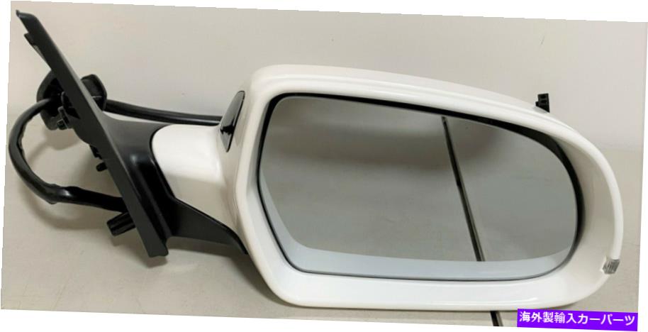 USミラー ＃110 Audi A4 S4 2012 2013 2014-2016用ブラインドスポット付き白い助手鏡 #110 WHITE PASSENGER MIRROR WITH BLINDSPOT FOR AUDI A4 S4 2012 2013 2014-2016【並行輸入品】
