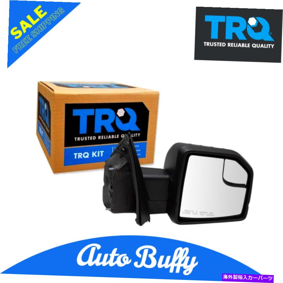 USミラー TRQミラーパワー加熱LEDターンシグナルテクスチャブラックRHは、温度付きF150のブラックRH TRQ Mirror Power Heated LED Turn Signal Textured Black RH for F150 with Temp【並行輸入品】 49,764円