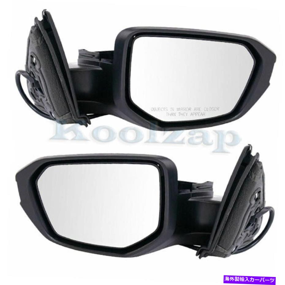 USミラー 16-19のシビッククーペ/セダンリアビューミラーアセンブリパワー非加熱セットペア For 16-19 Civic Coupe/Sedan Rear View Mirror Assembly Power Non-Heat Set Pair【並行輸入品】