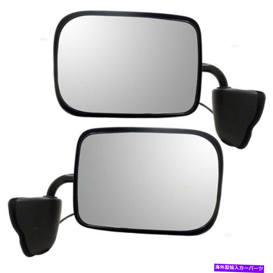 USミラー 新しいペアセットパワーサイドビューミラー94-96ダッジヴァンB1500 B2500のローマウント New Pair Set Power Side View Mirrors Low Mount for 94-96 Dodge Van B1500 B2500【並行輸入品】