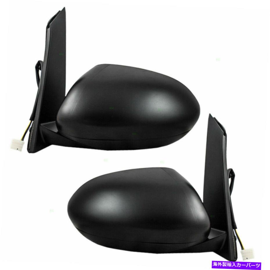 USミラー 2014-2017 Honda Odyssey LXの新しいドライバーと助手席のパワーミラーセット New Driver & Passenger Side Power Mirror Set For 2014-2017 Honda Odyssey LX【並行輸入品】