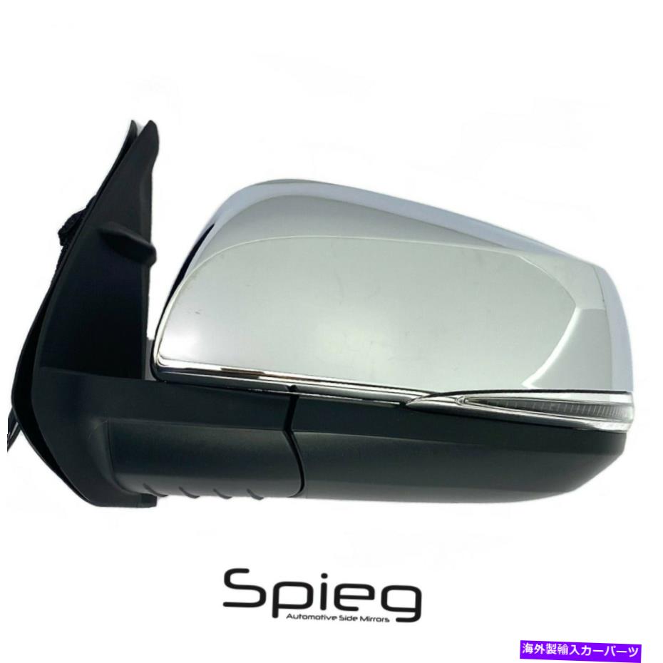 USミラー トヨタタコマのサイドミラー16-20 W/死角ターンシグナルクロムドライバーが左に Side Mirror for TOYOTA TACOMA 16-20 w/ Blind Spot Turn Signal Chrome DRIVER LEFT【並行輸入品】