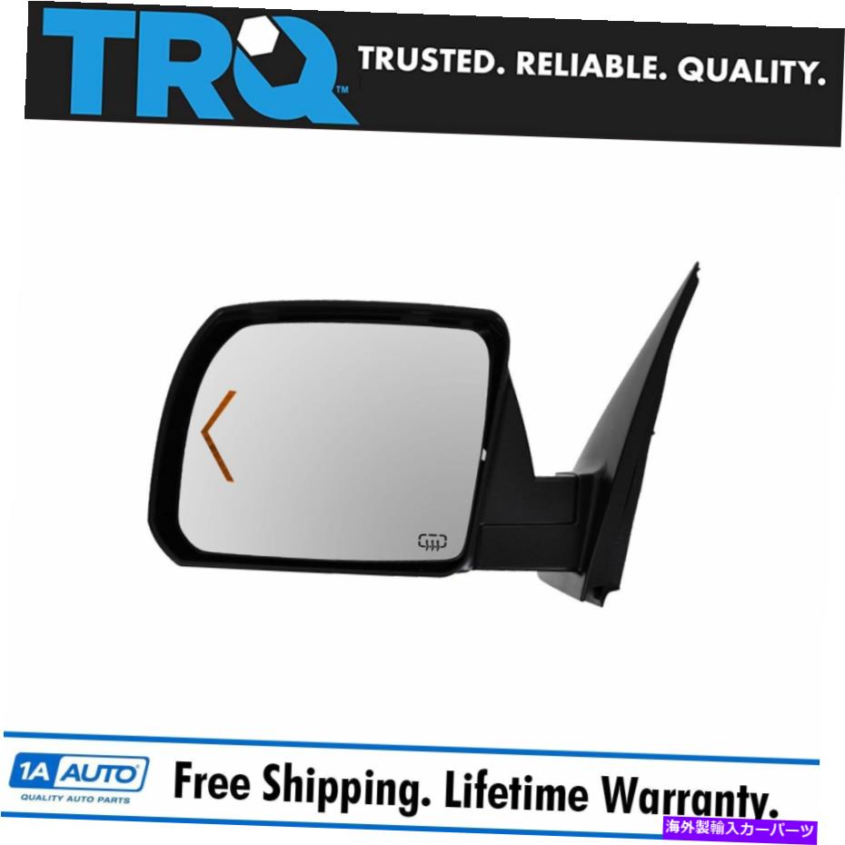 USミラー Tundra用のTRQパワー加熱信号サイドビューミラーW/ Chrome Cap Driver LH TRQ Power Heated Signal Side View Mirror w/ Chrome Cap Driver LH for Tundra【並行輸入品】