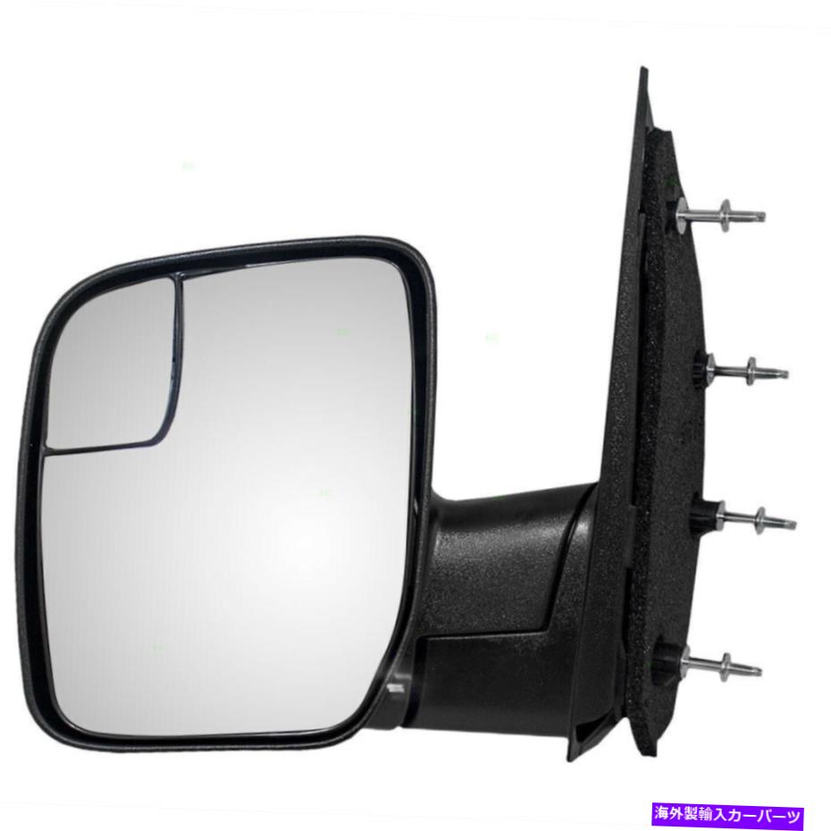 USミラー ドライバーマニュアルサイドミラーセールタイプスポッターガラス03-14フォードEシリーズバン Drivers Manual Side Mirror Sail Type Spotter Glass for 03-14 Ford E-Series Van【並行輸入品】