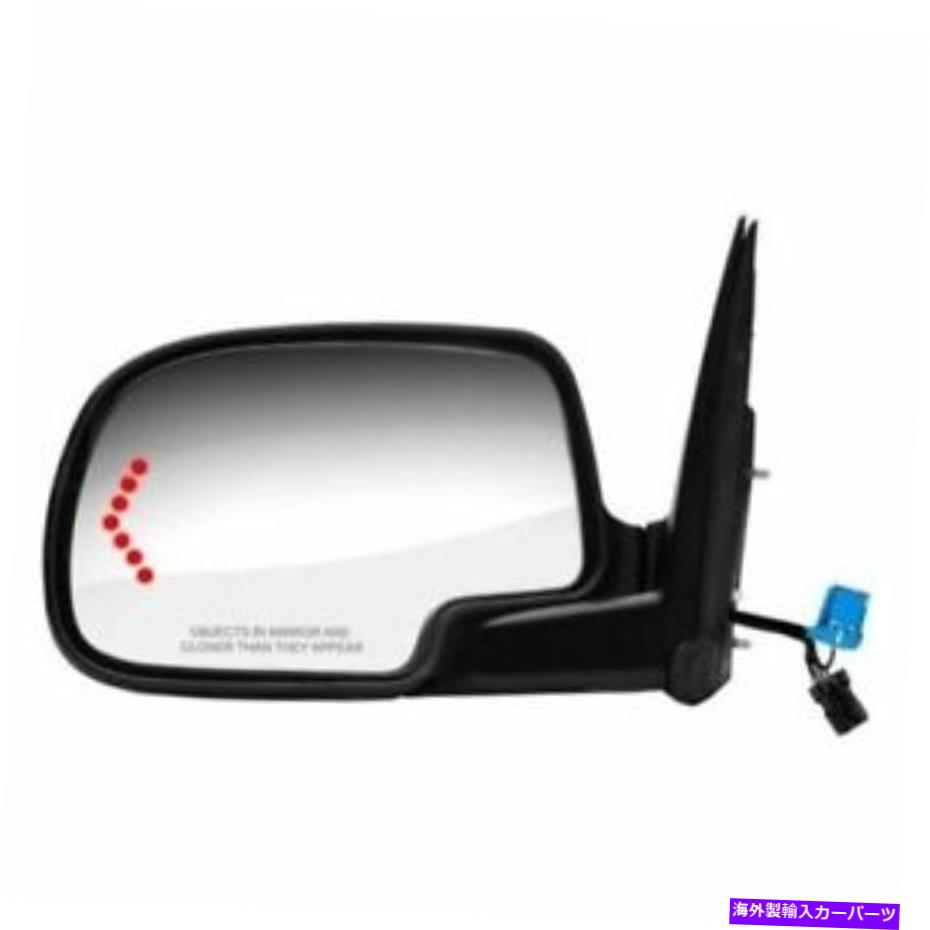 USミラー Kソース62134Gドライバーサイドパワー加熱ミラーブラックターンシグナルライト K-Source 62134G Driver Side Power Heated Mirror Black with Turn Signal Light【並行輸入品】