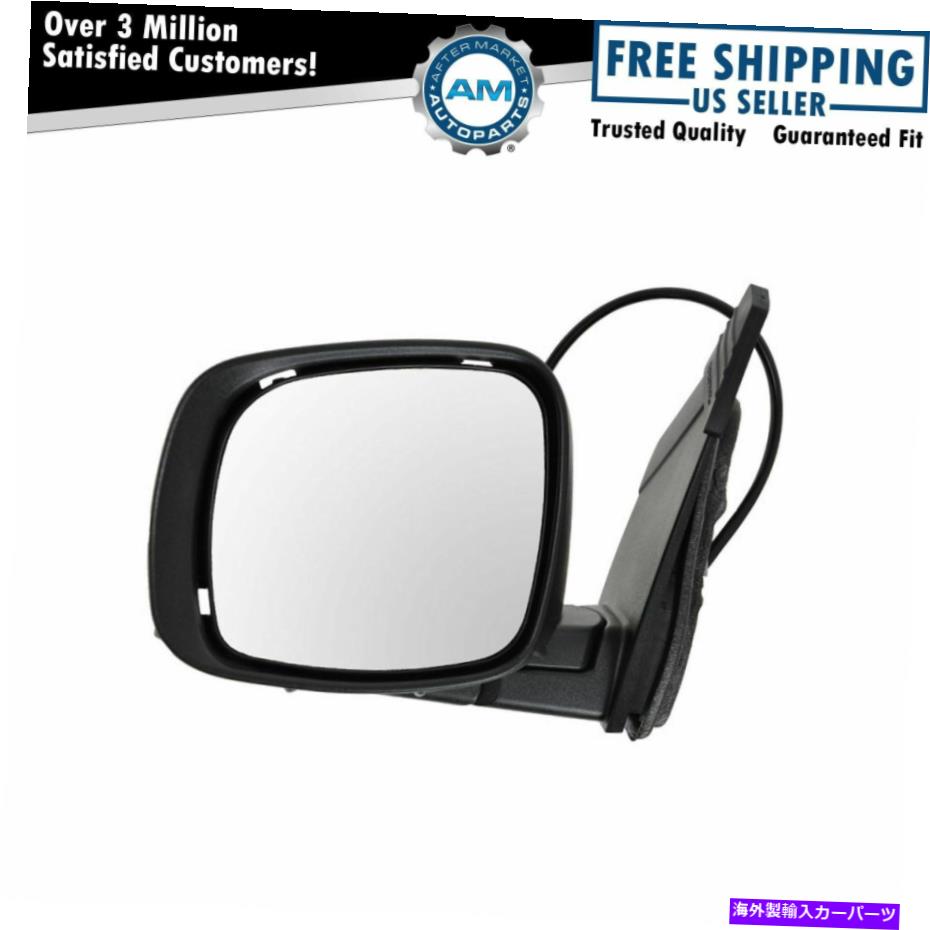 USミラー 08-10タウン＆カントリーキャラバンのパワー加熱ミラードライバーサイド左手LH Power Heated Mirror Driver Side Left Hand LH for 08-10 Town & Country Caravan【並行輸入品】