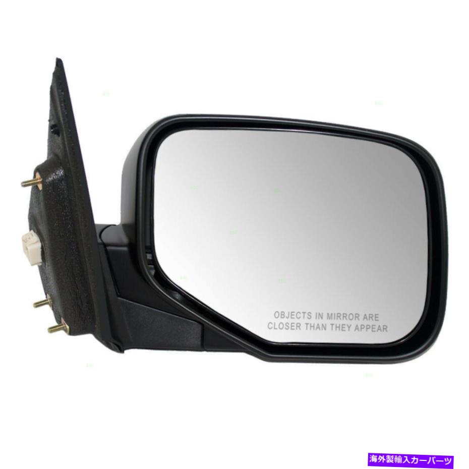 USミラー 06-14ホンダピックアップで加熱された新しい乗客パワーサイドミラーガラスハウジング New Passengers Power Side Mirror Glass Housing Heated for 06-14 Honda Pickup【並行輸入品】