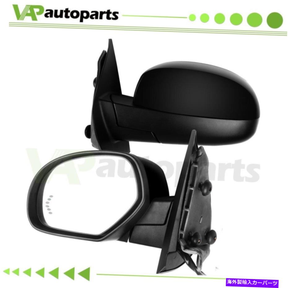 USミラー 左+右のパワーメモリ加熱信号ミラーGMCシボレーペア Left+Right Power Memory Heated Signals Mirrors Fits GMC Chevy Pair【並行輸入品】