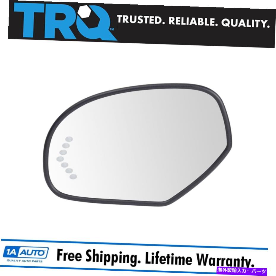 USミラー TRQミラーガラスw/バッキングプレート加熱ドライバーサイドキャデラックシェビーGMC SUV TRQ Mirror Glass w/ Backing Plate Heated Driver Side for Cadillac Chevy GMC SUV【並行輸入品】