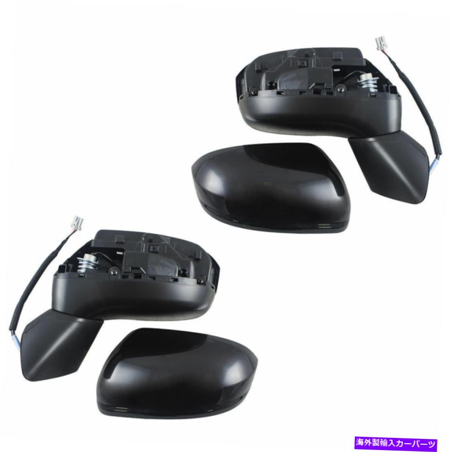 USミラー 14-15ホンダシビックセダンクーペ用の新しいドライバーと助手席のパワーミラーセット New Driver & Passenger Side Power Mirror Set For 14-15 Honda Civic Sedan Coupe【並行輸入品】
