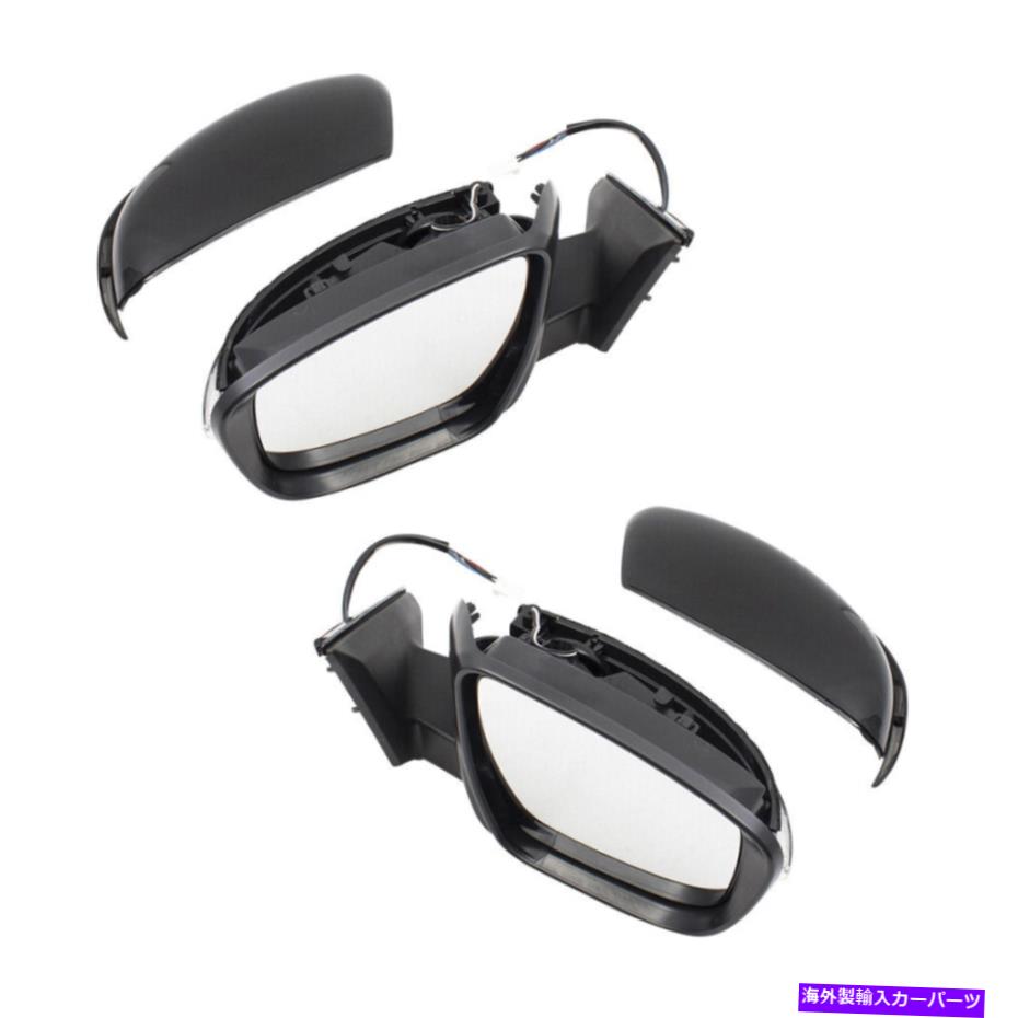 USミラー ペアセットパワーサイドビューミラー17-18日産ローグアメリカ日本の加熱信号 Pair Set Power Side View Mirrors Heated Signal for 17-18 Nissan Rogue USA Japan【並行輸入品】