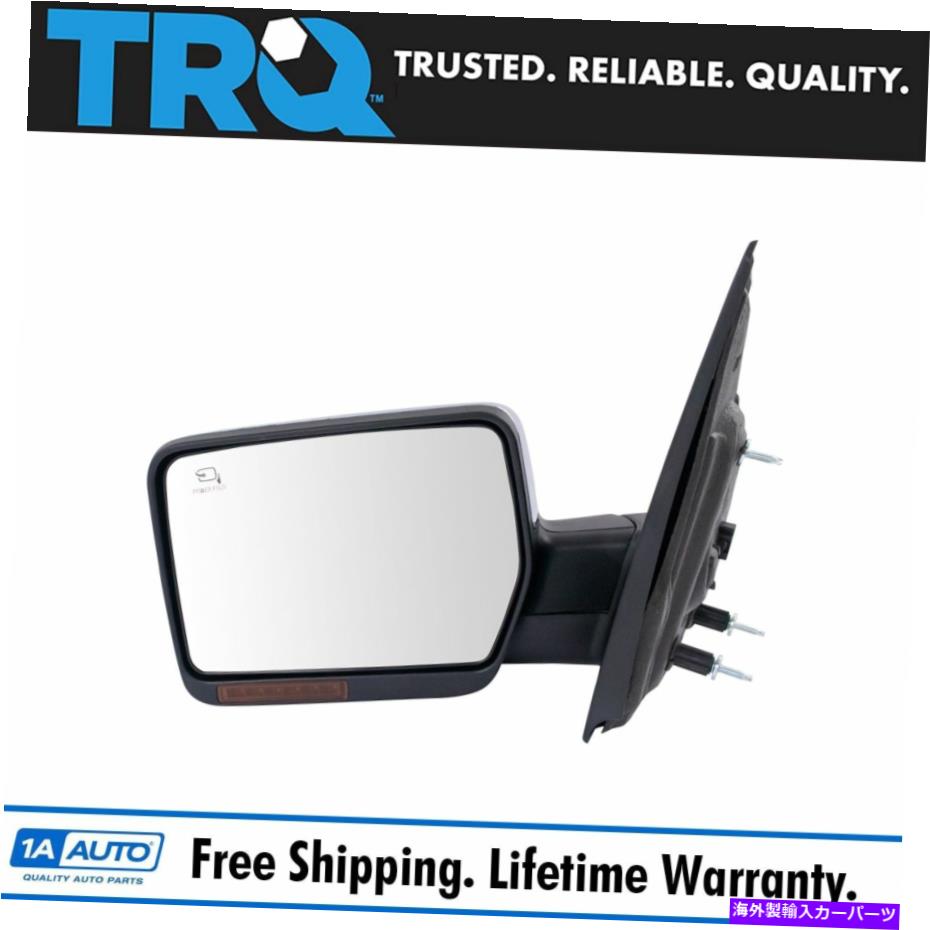 USミラー TRQミラーパワー加熱メモリターンシグナルPUDDLEライトクロムLHドライバーサイド TRQ Mirror Power Heated Memory Turn Signal Puddle Light Chrome LH Driver Side【並行輸入品】