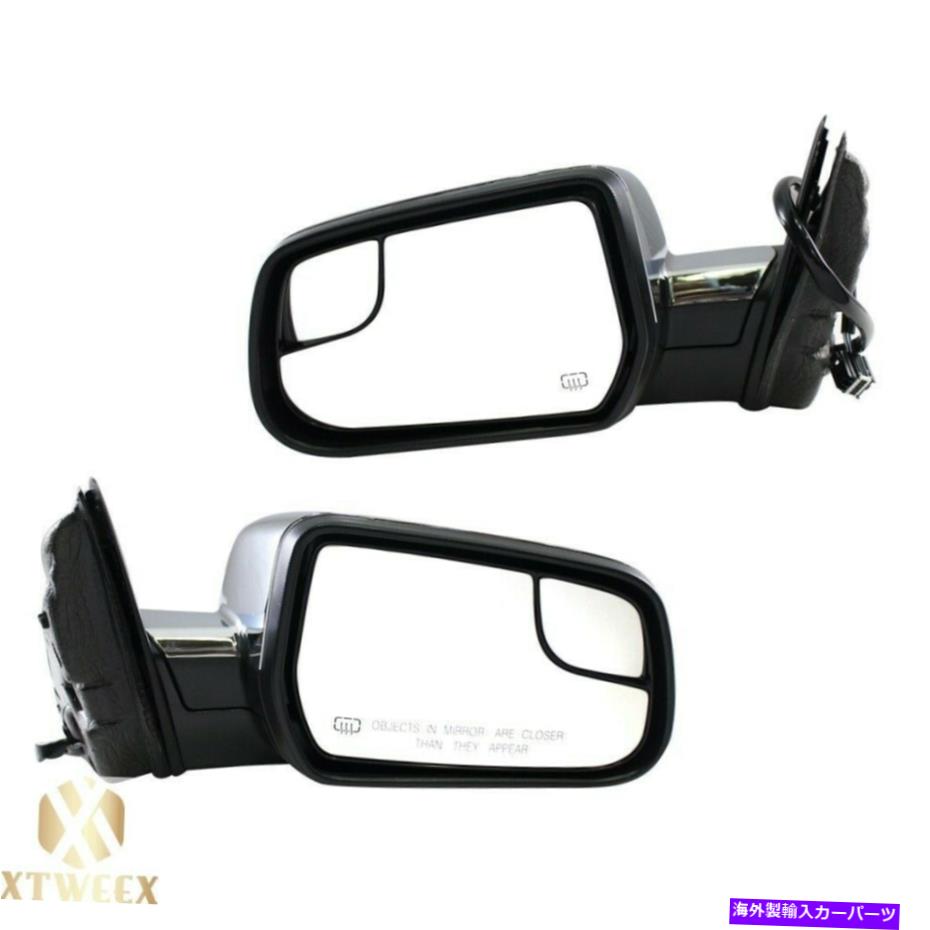 USミラー 左+右側のクロムパワー加熱ミラーアセンブリ10-17エクイノックス地形 Left+Right Side Chrome Power Heated Mirror Assembly For 10-17 Equinox Terrain【並行輸入品】 47,850円
