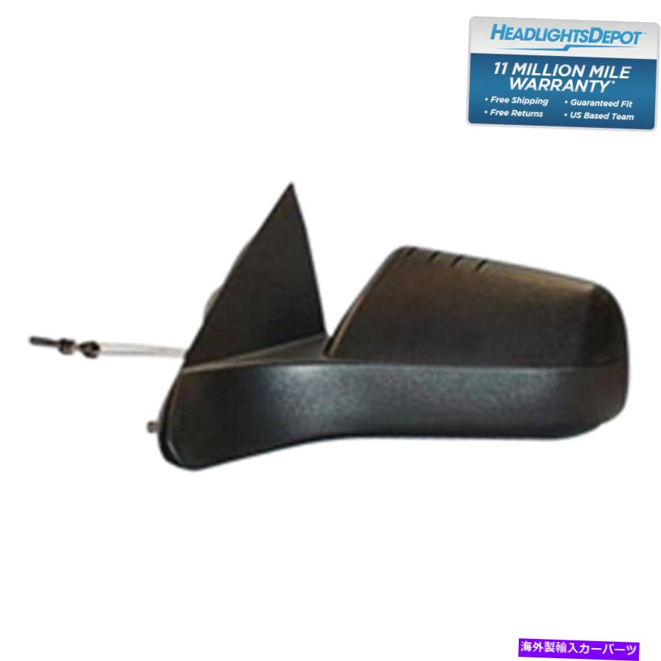 USミラー 2008-2011 Fordフォーカスマニュアルミラー左手ドライバー側 Fits 2008-2011 Ford Focus Manual Mirror Left Hand Driver Side【並行輸入品】