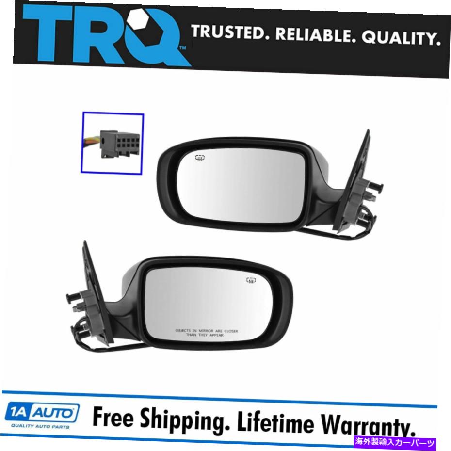 USミラー TRQミラーパワー加熱マニュアルフォールド左と右ペアセットクライスラー300 TRQ Mirrors Power Heated Manual Fold Left & Right Pair Set for Chrysler 300【並行輸入品】