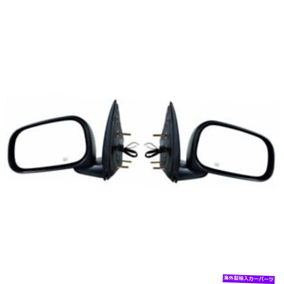 USミラー ダッジデュランゴドアミラー2004-2009ペアドライバーと乗客側のテクスチャ For Dodge Durango Door Mirror 2004-2009 Pair Driver and Passenger Side Textured【並行輸入品】