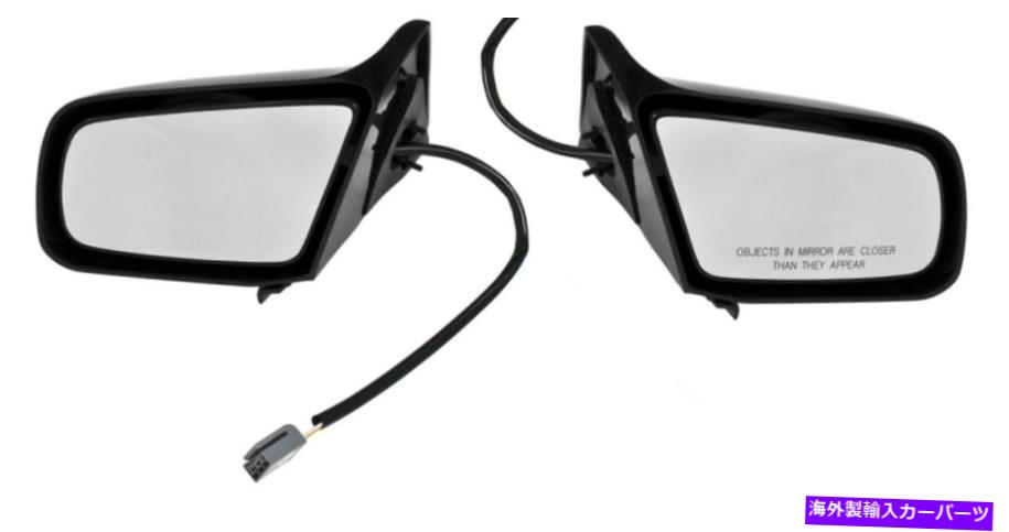 USミラー 1987-1993マスタングクーペ＆ハッチバックLH RHサイドパワー外の鏡 - ペア 1987-1993 Mustang Coupe & Hatchback LH RH Side Power Outside Mirrors - Pair【並行輸入品】