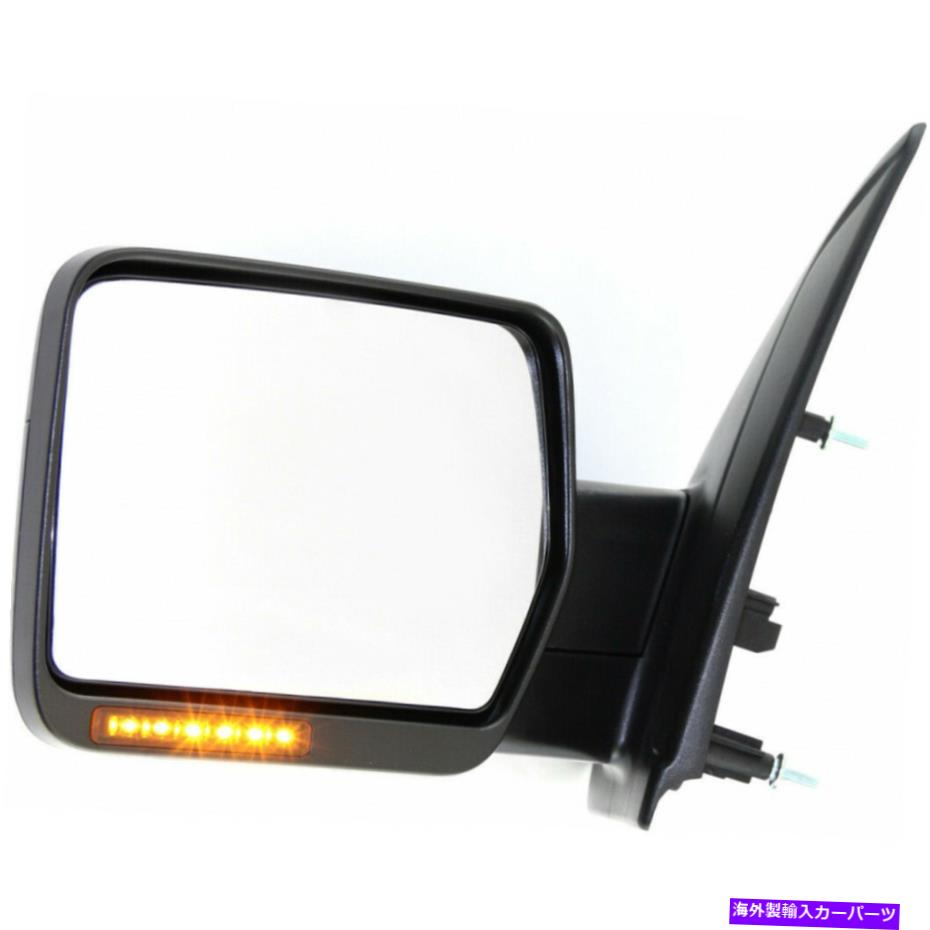 USミラー フォードF-150 2009 2010ドアミラードライバーサイド|パワー|加熱された手動折りたたみ For Ford F-150 2009 2010 Door Mirror Driver Side | Power | Heated Manual Folding【並行輸入品】