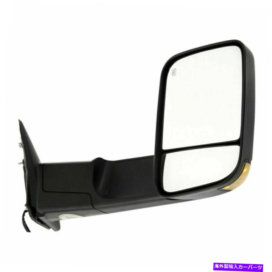 USミラー 新しいCH1321315ダッジラムトラックのスモークターンシグナル付き右ミラー2009-2012 New CH1321315 Right Mirror with Smoked Turn Signal for Dodge Ram Truck 2009-2012【並行輸入品】