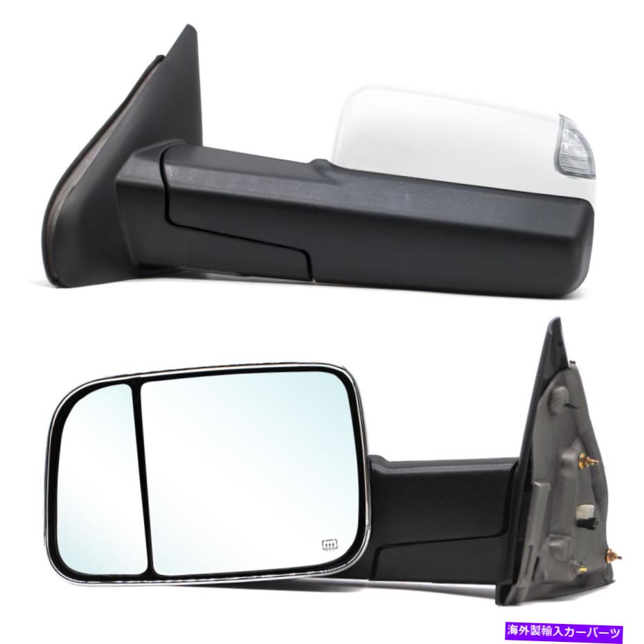 USミラー 02-08 Dodge Ram 1500 03-09 2500/3500電源加熱クロムLH RHのトウミラー Tow Mirrors For 02-08 Dodge Ram 1500 03-09 2500/3500 Power Heated Chrome LH RH【並行輸入品】 49,764円