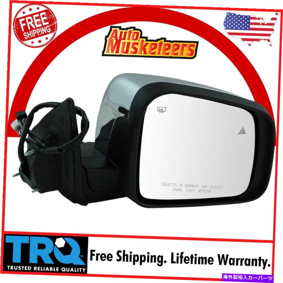 USミラー TRQミラーパワー加熱信号メモリ死角クロム右RHORデュランゴNEW TRQ Mirror Power Heated Signal Memory Blind Spot Chrome Right RH for Durango New【並行輸入品】
