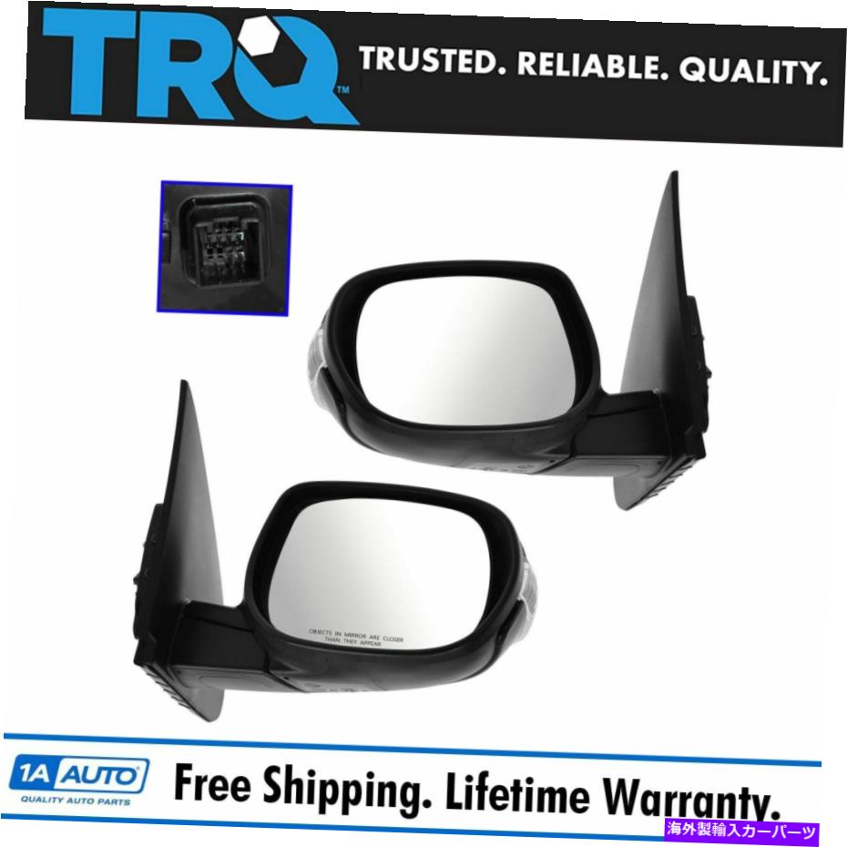 USミラー TRQミラーパワー加熱信号LHドライバーRHパッセンジャーペアセットキット用キット TRQ Mirror Power Heated Signal LH Driver RH Passenger Pair Set Kit for Kia Forte【並行輸入品】
