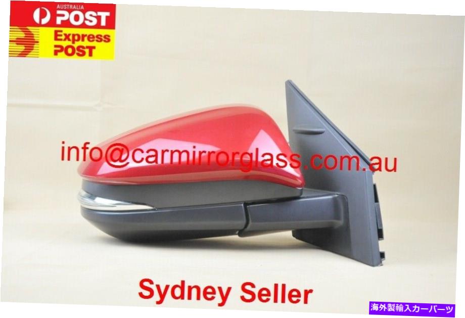 USミラー トヨタRAV4 2013-2018右側の新しいドアミラー（赤、自動化なし） NEW DOOR MIRROR FOR TOYOTA RAV4 2013 - 2018 RIGHT SIDE (RED, No Autofold)【並行輸入品】