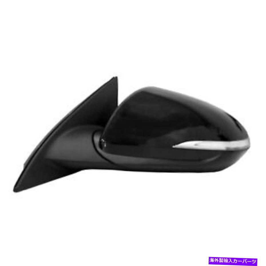 USミラー 塗装されていないパワーフラットドライバーサイドドアミラー加熱128-10462L Unpainted Power Flat Driver Side Door Mirror Heated 128-10462L【並行輸入品】