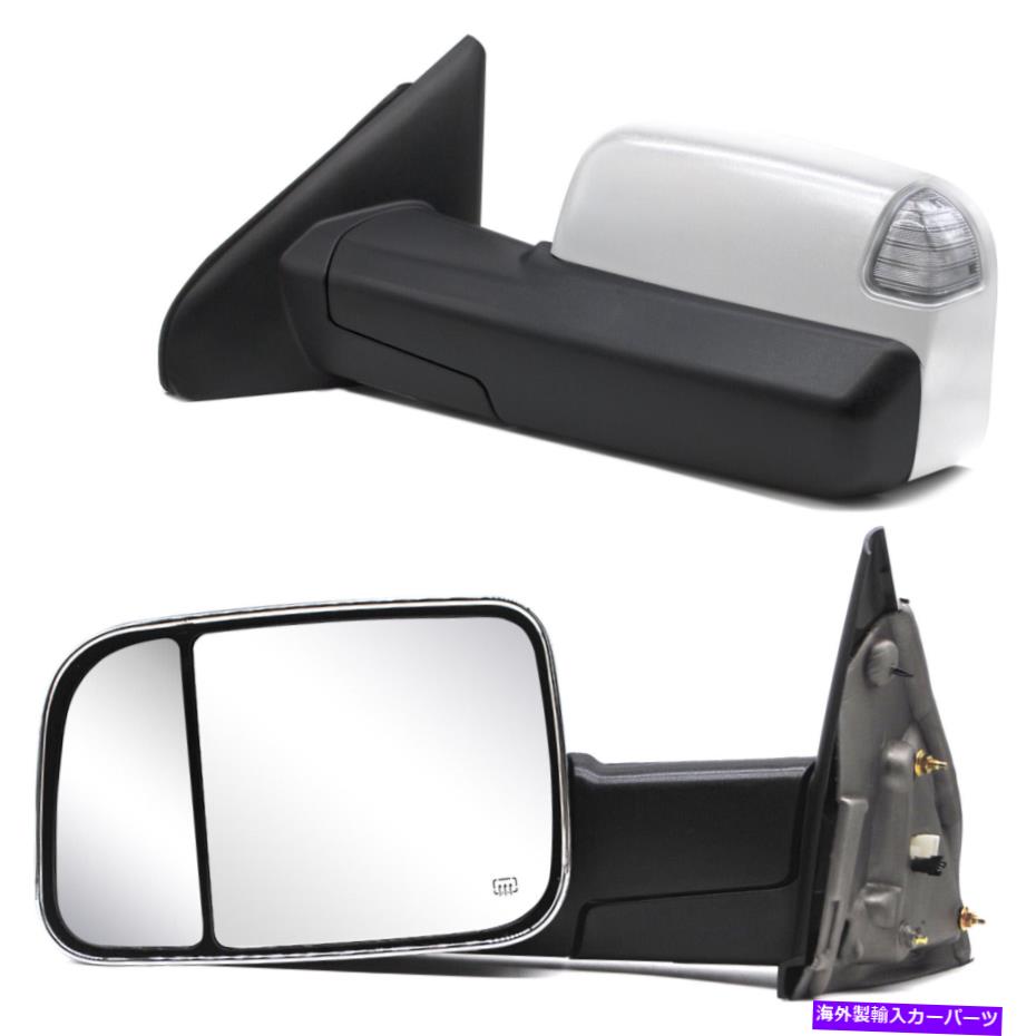 USミラー 02-08 1500 03-09 2500-3500 Dodge RAM Power Heated Signal Chromeのトウミラー Tow Mirrors For 02-08 1500 03-09 2500-3500 Dodge Ram Power Heated Signal Chrome【並行輸入品】