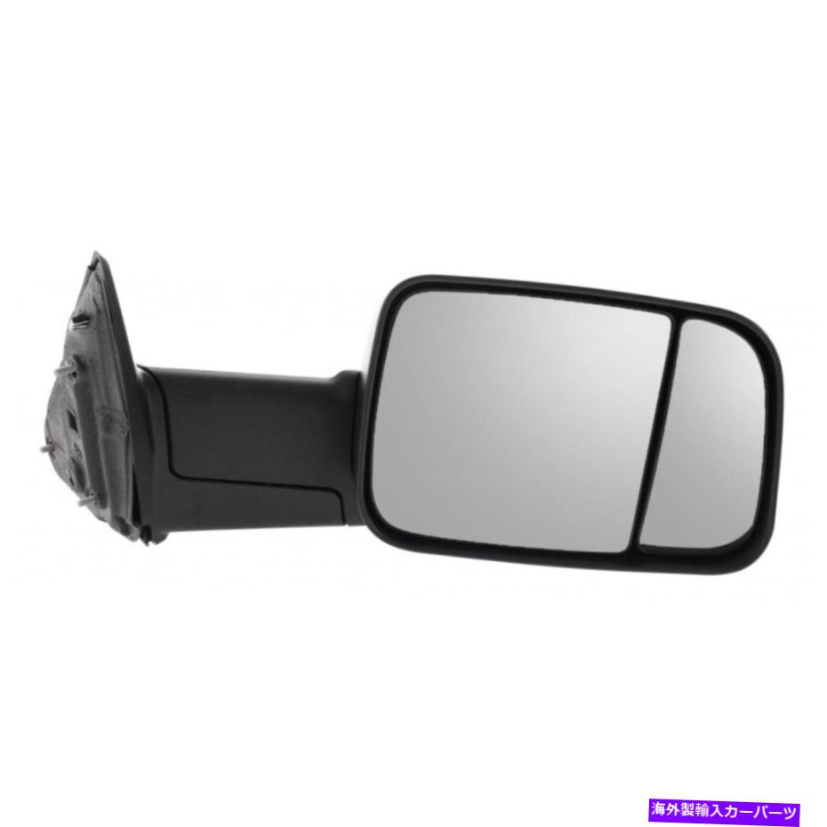 USミラー Dodge Ram 1500 2009 2010 Towing Mirror Rassenger Sideの場合|手動折りたたみ For Dodge Ram 1500 2009 2010 Towing Mirror Passenger Side | Manual Folding【並行輸入品】