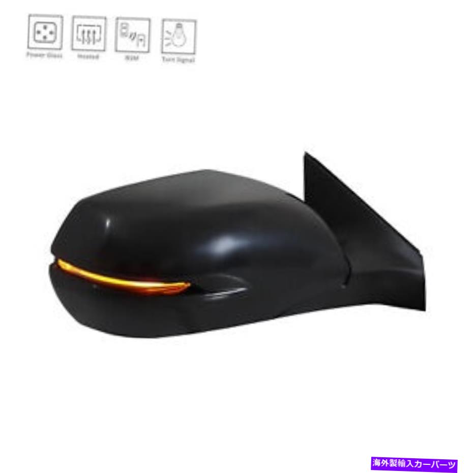 USミラー 塗装されていない電力凸型助手席側ドアミラー加熱信号128-65063EXR Unpainted Power Convex Passenger Side Door Mirror Heated Signal 128-65063EXR【並行輸入品】
