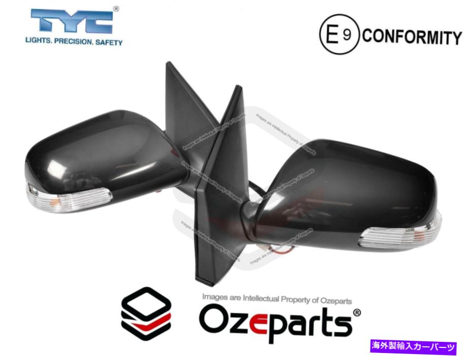USミラー ペアLH+RHドアミラー7ピントヨタカローラZRE152セダン2010?2013のグロス Pair LH+RH Door Mirror 7 Pins Gloss For Toyota Corolla ZRE152 Sedan 2010~2013【並行輸入品】