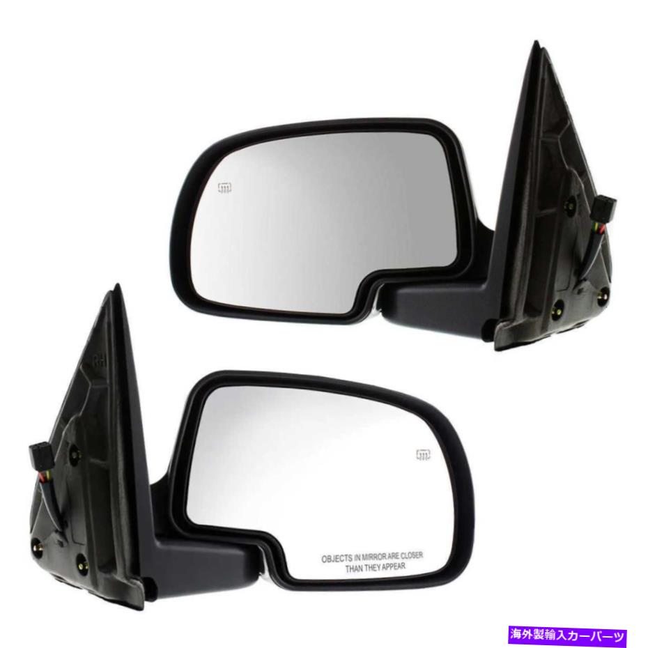 USミラー 2001年から2007年のGMC Sierra Silverado 1500 2003 Tahoe Power Heated Side Mirrorペア For 2001-2007 GMC Sierra Silverado 1500 2003 Tahoe Power Heated Side Mirror Pair【並行輸入品】