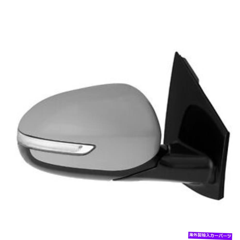 USミラー 目隠しをしない塗装されていない助手席のドアミラー128-10076R Unpainted Passenger Side Door Mirror Without Blind Spot Detection 128-10076R【並行輸入品】