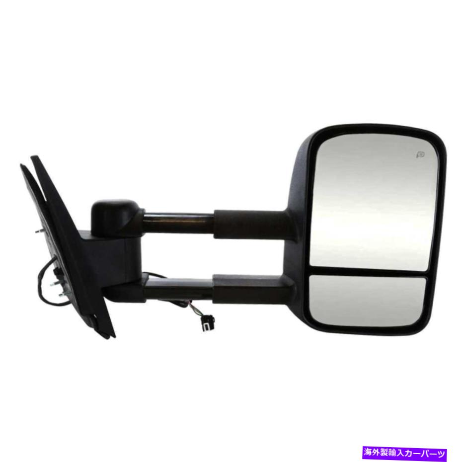 USミラー 2007-2013 GMC Sierra Silverado 1500 Power Heated Tow Passenger Side Mirror For 2007-2013 GMC Sierra Silverado 1500 Power Heated Tow Passenger Side Mirror【並行輸入品】