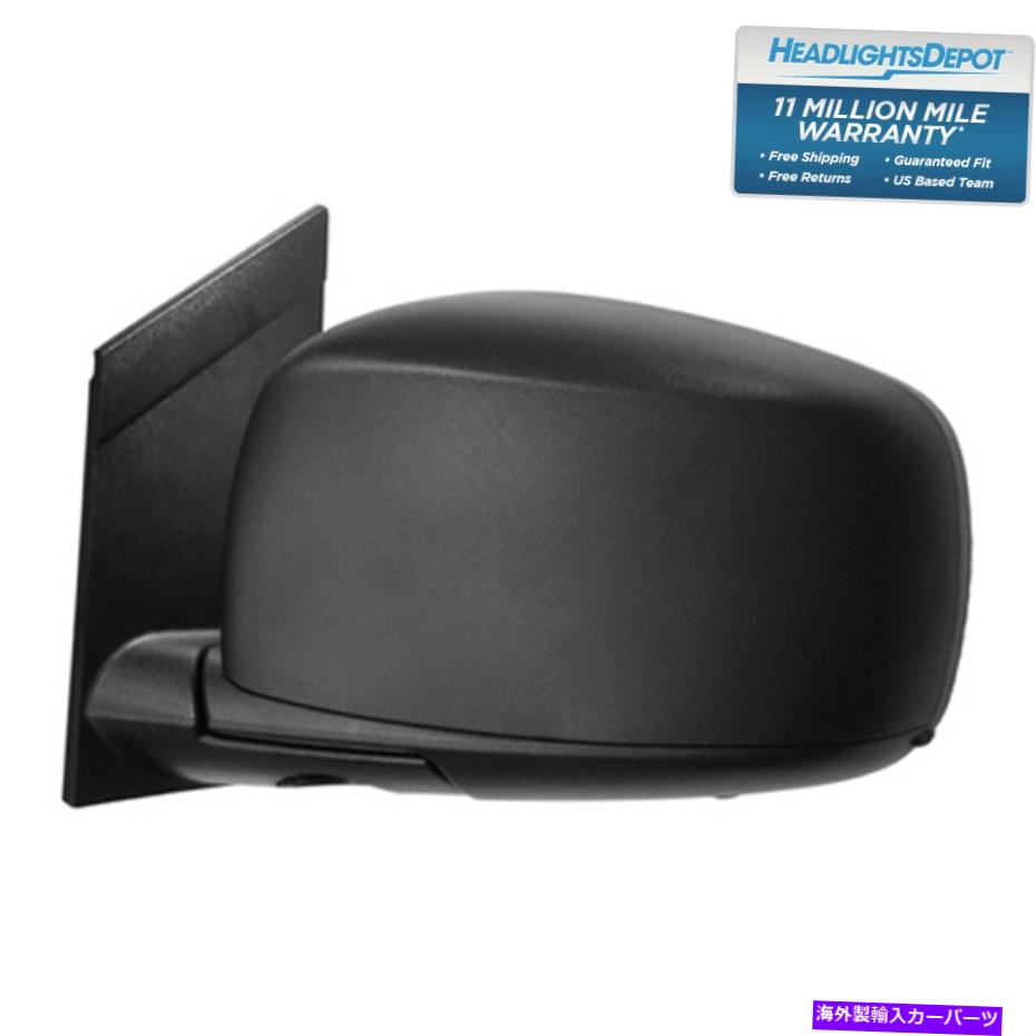 USミラー フィット2008-2017ダッジキャラバンパワーミラー加熱左手ドライバー側 Fits 2008-2017 Dodge Caravan Power Mirror Heated Left Hand Driver Side【並行輸入品】