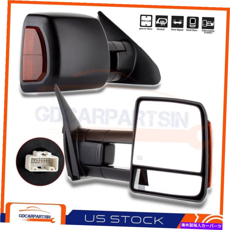 USミラー 07-16のトヨタツンドラミラーのセットパワーマニュアルフォールド加熱ターン信号 For 07-16 Toyota Tundra Set of Mirrors Power Manual Fold Heated Turn Signal【並行輸入品】 49,764円