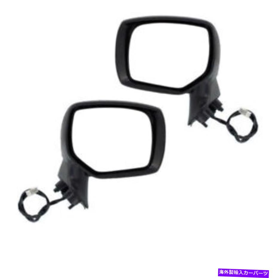 USミラー 14-18のフォレスターリアビュードアミラーアセンブリパワー非加熱ブラックセットペア For 14-18 Forester Rear View Door Mirror Assembly Power Non-Heat Black Set Pair【並行輸入品】