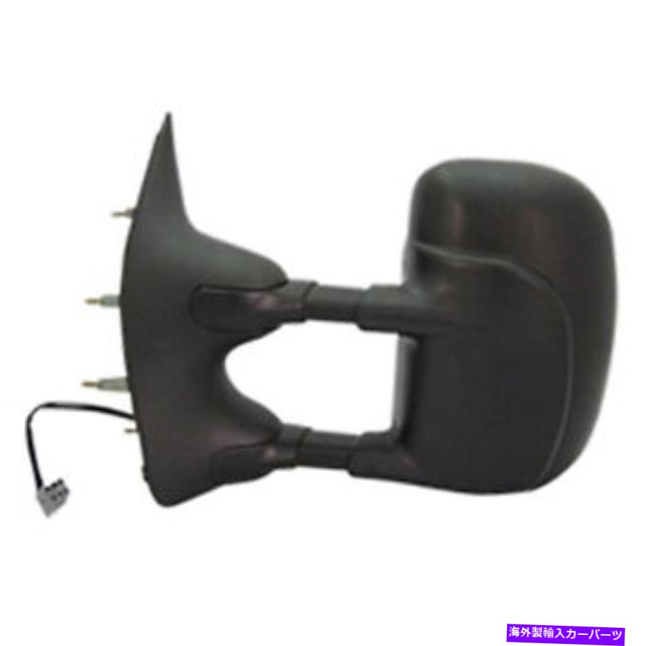 USミラー ブラックドライバーサイドドアミラーフィット2002-2008フォードエコノリン7C2Z17683CA Black Driver Side Door Mirror fits 2002-2008 Ford Econoline 7C2Z17683CA【並行輸入品】