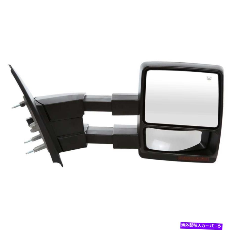 USミラー 2007-2011 2012 Ford F-150 Power Heated Tow LED信号助手席サイドミラー For 2007-2011 2012 Ford F-150 Power Heated Tow LED Signal Passenger Side Mirror【並行輸入品】