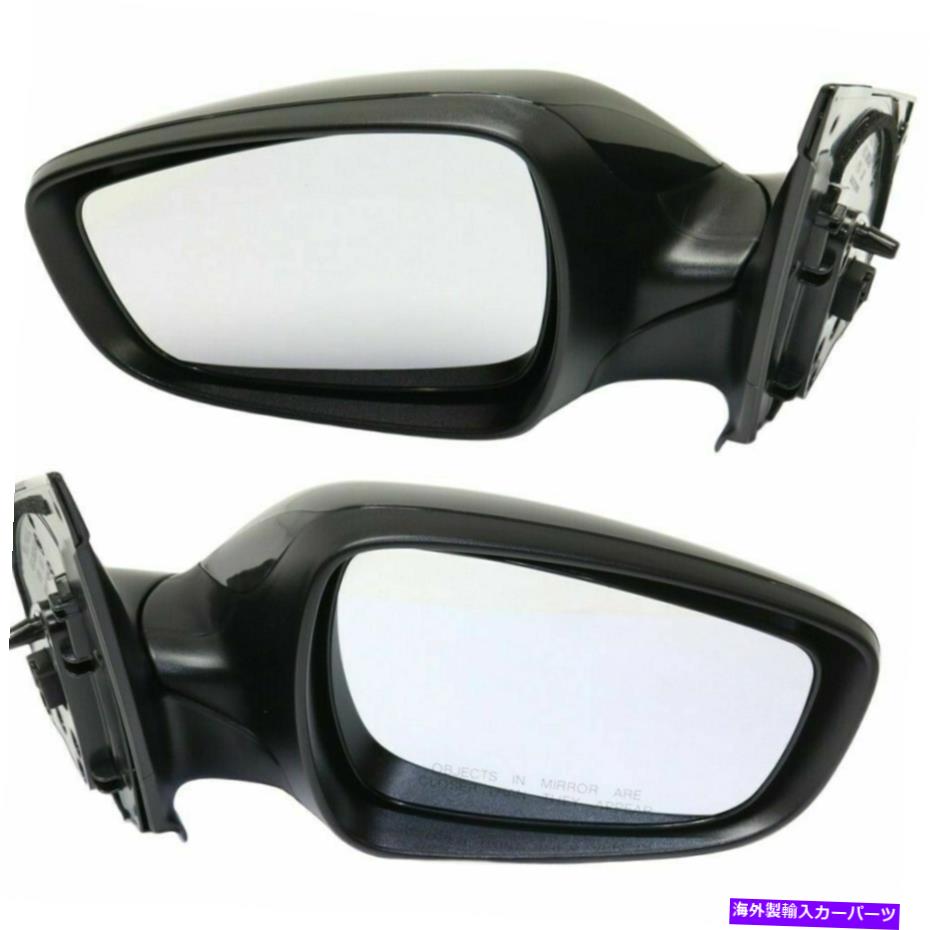 USミラー 2012-2017の2のパワーミラーセットヒュンダイアクセント左と右のマニュアル折りたたみ Power Mirror Set Of 2 For 2012-2017 Hyundai Accent Left And Right Manual Folding【並行輸入品】